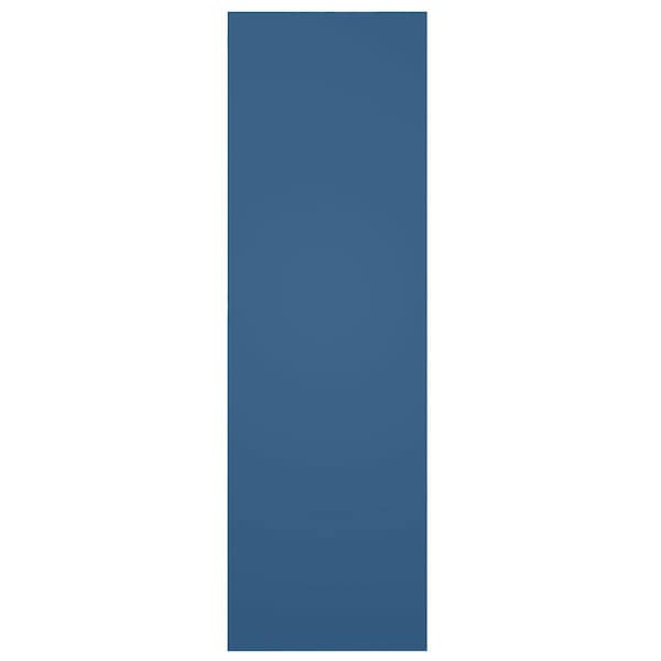 Ekena Millwork True Fit PVC Two Panel Chevron Modern Style Fixed Mount Shutters, Sojourn Blue, 12W x 57H, PR - TFP101CV12X057HB