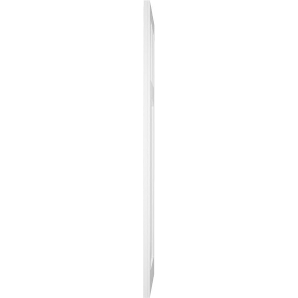 Ekena Millwork True Fit PVC San Miguel Mission Style Fixed Mount Shutters, Unfinished, 12W x 51H, PR - TFP001SM12X051UN