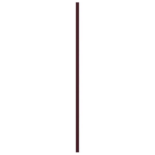 Ekena Millwork True Fit PVC Single Panel Herringbone Modern Style Fixed Mount Shutters, Wine Red, 15W x 47H, PR - TFP001HB15X047WR
