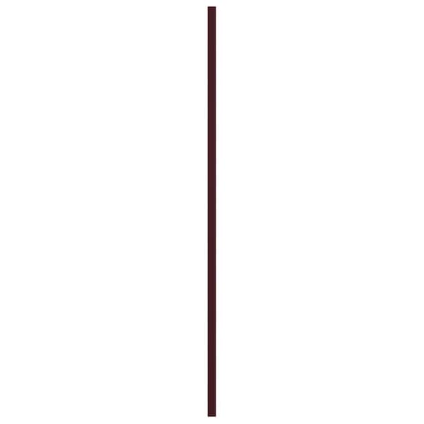 Ekena Millwork True Fit PVC Horizontal Slat Framed Modern Style Fixed Mount Shutters, Wine Red, 15W x 45H, PR - TFP001HF15X045WR