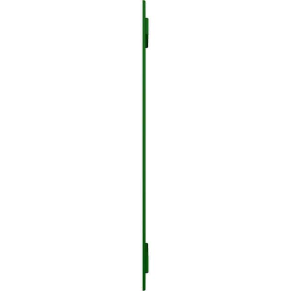 Ekena Millwork True Fit PVC Three Board Spaced Board-n-Batten Shutters, Viridian Green , 17 1/8W x 66H, PR - TFP101SBF17X066HG