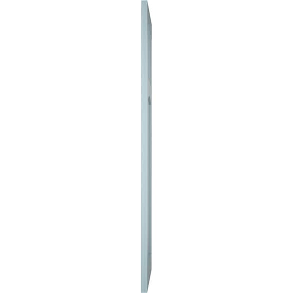 Ekena Millwork True Fit PVC San Miguel Mission Style Fixed Mount Shutters, Peaceful Blue, 12W x 73H, PR - TFP001SM12X073SB