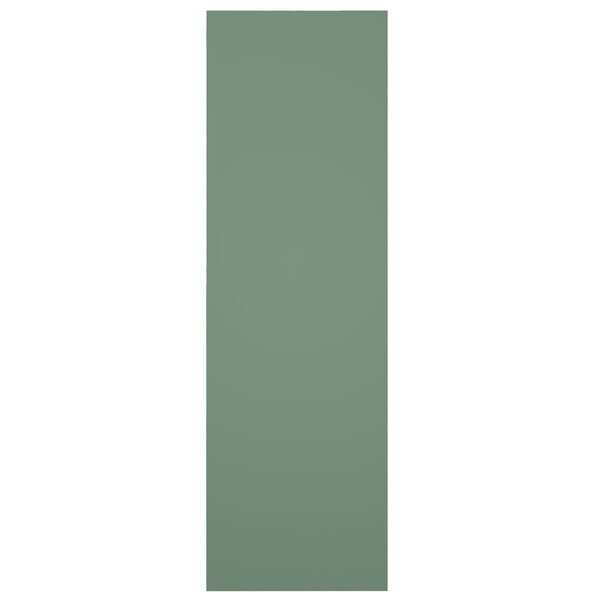 Ekena Millwork True Fit PVC Horizontal Slat Modern Style Fixed Mount Shutters, Track Green, 18W x 41H, PR - TFP001HZ18X041TG