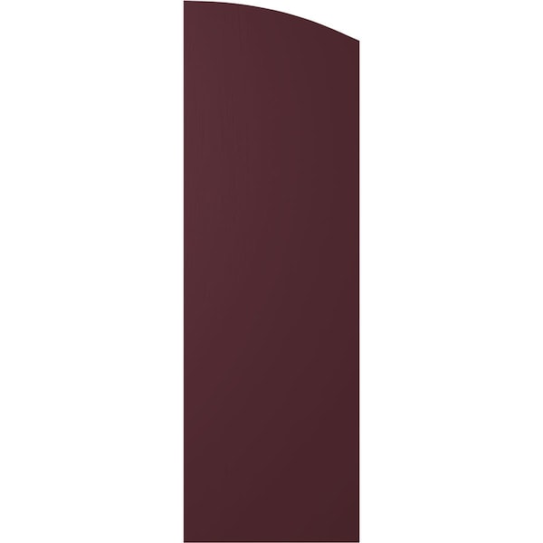 Ekena Millwork Americraft 5-Board (2 Batten) Wood Joined Board-n-Batten Shutters w/Ellipt Top, ARW101BE518X44WRH, PR - ARW101BE518X44WRH