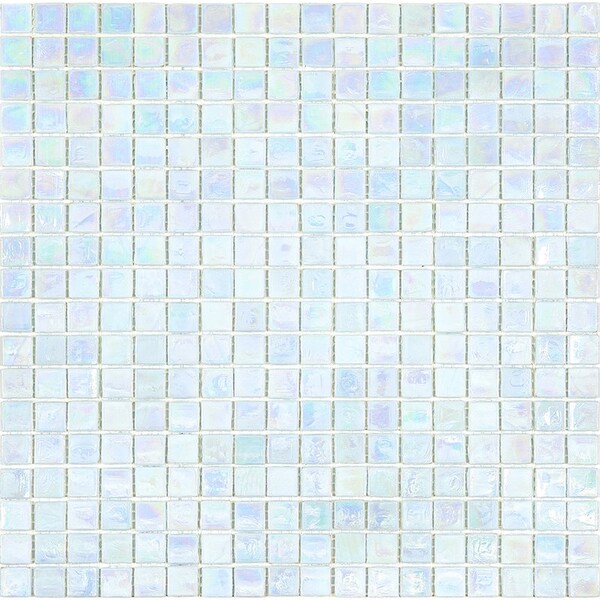 Apollo Tile Skosh 11.6in x 11.6in Glossy Honeydew Green Glass Mosaic Wall and Floor Tile 18.69 sqft/case, 20PK - APLNB88GN423A