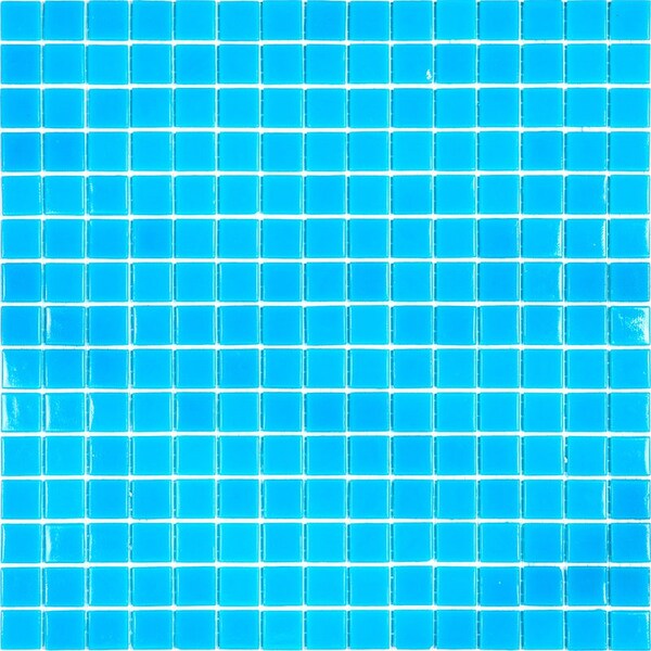 Apollo Tile Dune 12 in. x 12 in. Glossy Pacific Blue Glass Mosaic Wall and Floor Tile 20 sq. ft./case, 20PK - APLSA88BL503A