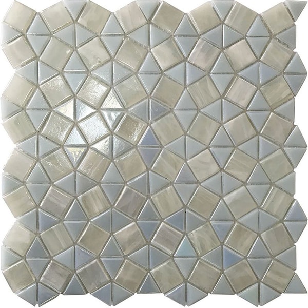 Apollo Tile Majeste 12.2in x 12.2in Glossy Shimmer Gold Glass Square Wall and Floor Tile 10.34 sqft/case, 10PK - APLATR8802A
