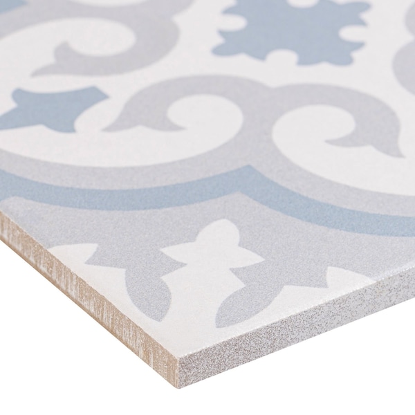 Andova Tiles ANDOVA TILES Bliss 8" x 8" Porcelain Spanish / Moroccan Wall & Floor Tile, PK25 - ANDBLI288