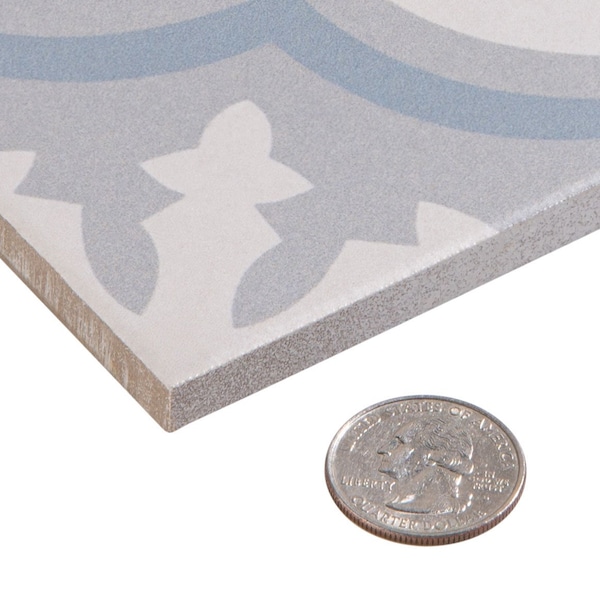 Andova Tiles ANDOVA TILES Bliss 8" x 8" Porcelain Spanish / Moroccan Wall & Floor Tile, PK25 - ANDBLI288