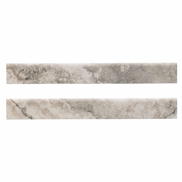 Msi Napa Beige 3 In. X 24 In. Bullnose Ceramic Wall Tile, 10PK - ZOR-PT-TR-0136