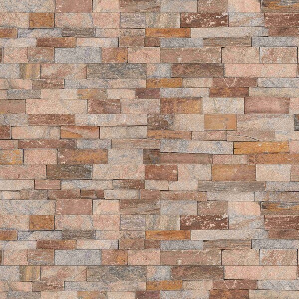 Msi Canyon Creek Splitface Ledger Panel SAMPLE Natural Quartzite Wall Tile - ZOR-PNL-0053-SAM