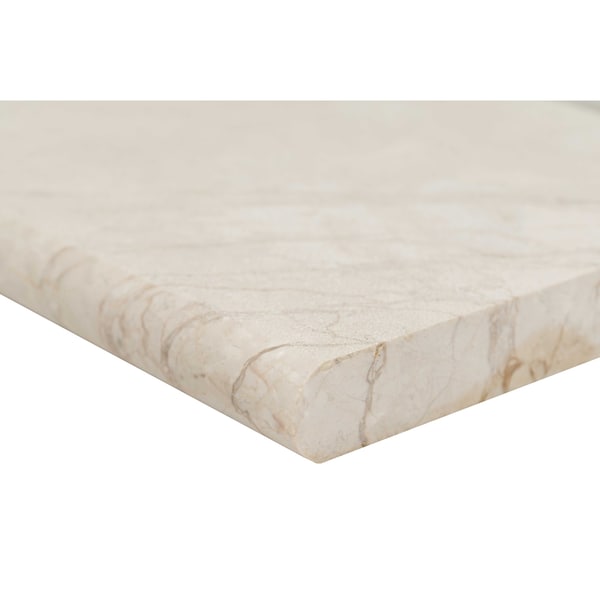 Msi Aegean Pearl 16 in.  X 24 in.  Tumbled Marble Pool Coping - ZOR-LSC-0066