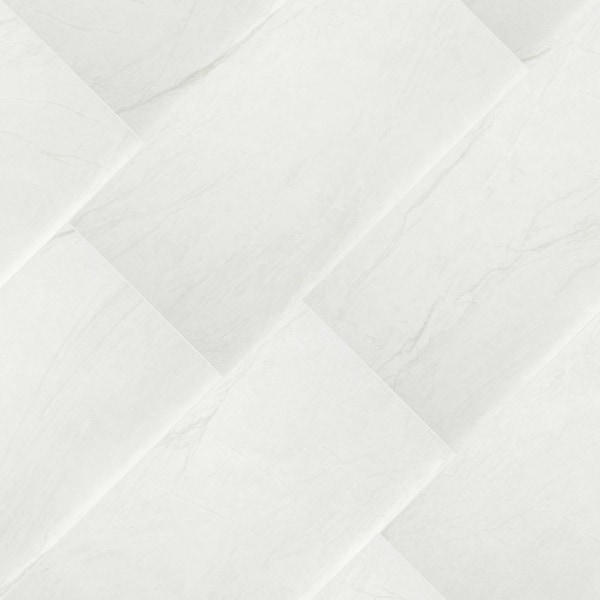 Msi Durban White 12"x24" Polished Porcelain Floor And Wall Tile, 8PK - ZOR-PT-0592