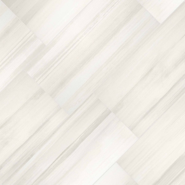 Msi Water Color Bianco 12 In. X 24 In. Glazed Porcelain Floor And Wall Tile, 6PK - ZOR-PT-0354