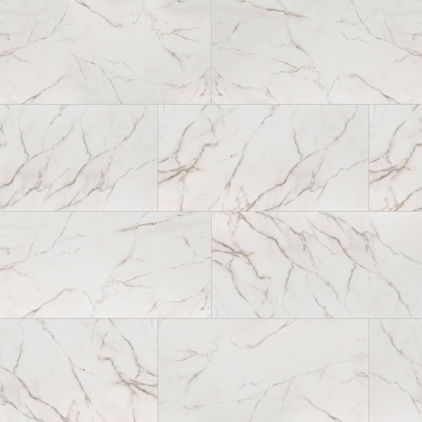 Msi Kaya Calacatta Lucca 24X48 Polished Porcelain Floor And Wall Tile, 2PK - ZOR-PT-0383