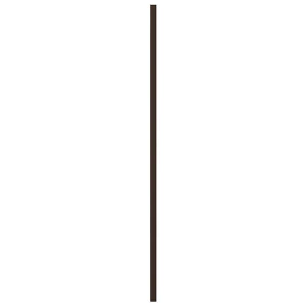 Ekena Millwork True Fit PVC Center X-Board Farmhouse Fixed Mount Shutters, Raisin Brown , 15W x 62H, PR - TFP107FH15X062TB