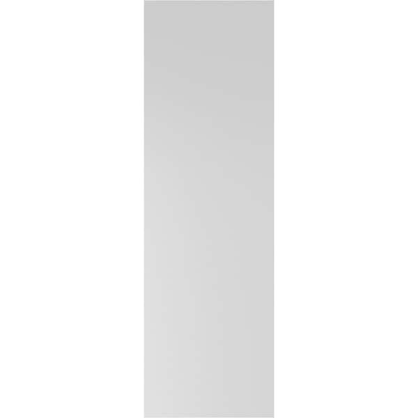 Ekena Millwork True Fit PVC Two Equal Raised Panel Shutters, Viridian Green, 18W x 39H, PR - TFP101RPF18X039HG