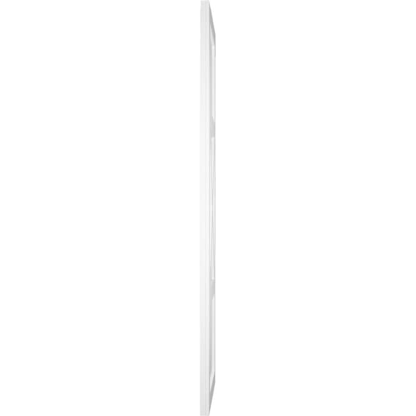 Ekena Millwork True Fit PVC Center X-Board Farmhouse Fixed Mount Shutters, White , 15W x 71H, PR - TFP107FH15X071WH