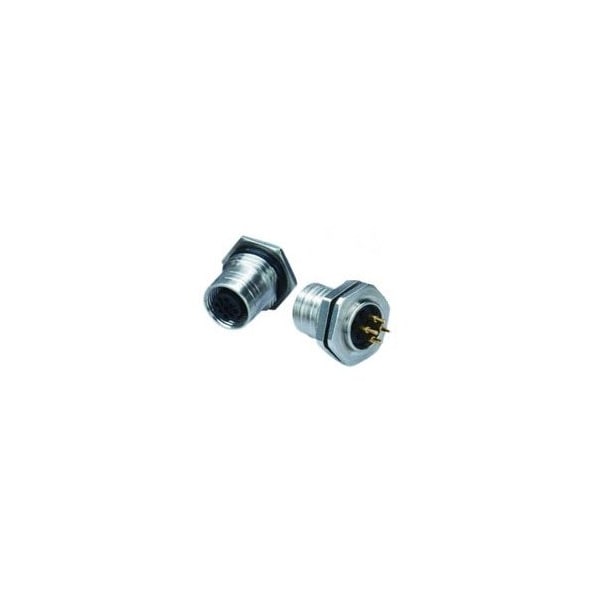 Receptáculo macho de placa de circuito impreso recto NMEA M12 de Woodhead - NMEA8R5L560005