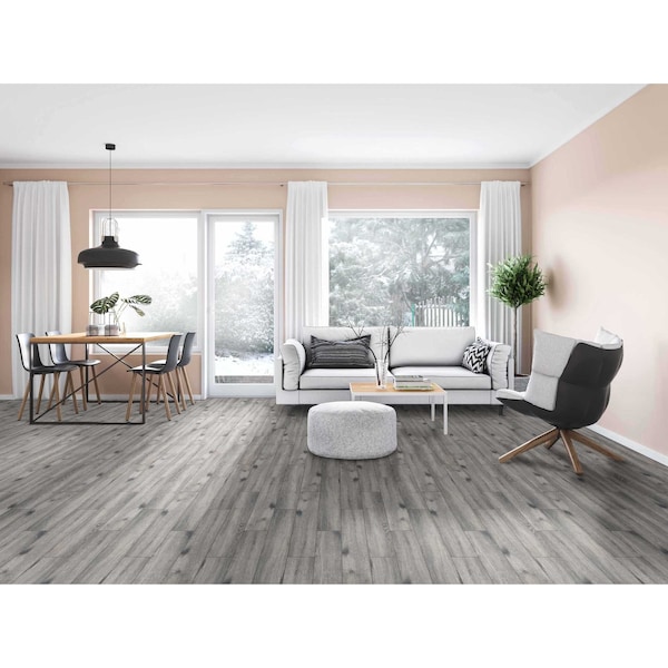 Msi Antoni Gris 6 In. X 36 In. Glazed Porcelain Floor And Wall Tile, 9PK - ZOR-PT-0536