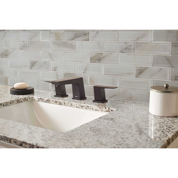 Msi Ivory Amber Beveled Subway 11.81 In. X 11.81 In. X 8Mm Glass Mesh-Mounted Mosaic Tile, 10PK - ZOR-MD-0256