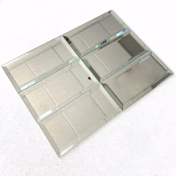 Apollo Tile Glister 3 in. x 6 in. Polished Clear Silver Glass Subway Wall Tile 5 sq. ft./case, 40PK - APLMR88CLR36A