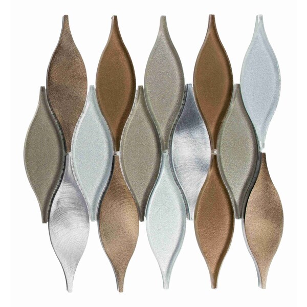Andova Tiles ANDOVA TILES Zeille Metal Arabesque Wall Tile - ANDZEI202