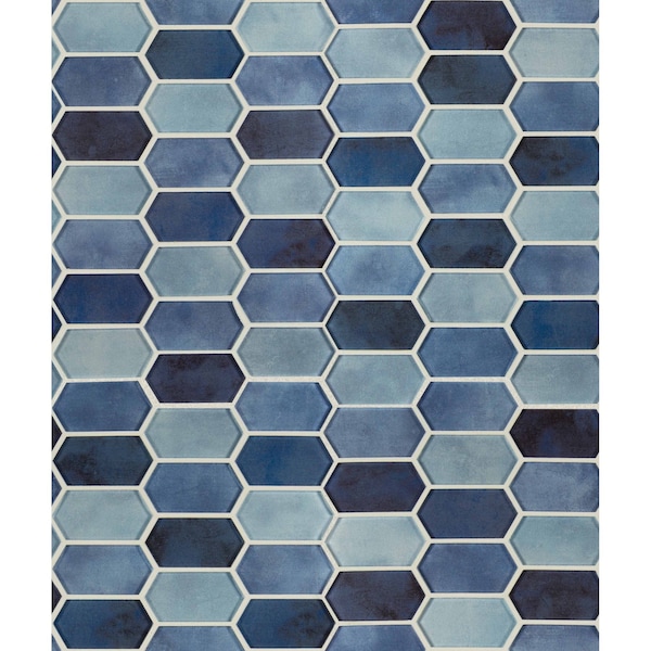 Msi Boathouse Picket SAMPLE Glass Mesh-Mounted Mosaic Wall Tile - ZOR-MD-0286-SAM