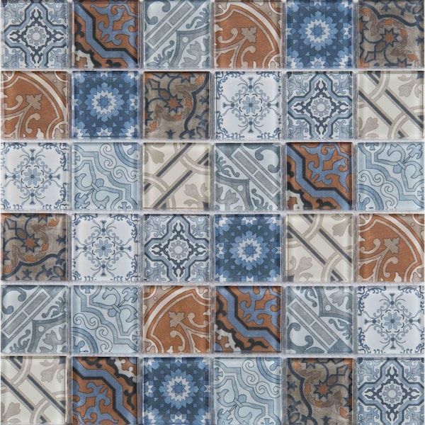 Msi Pasadena SAMPLE Glass Mesh-Mounted Mosaic Tile - ZOR-MD-0474-SAM