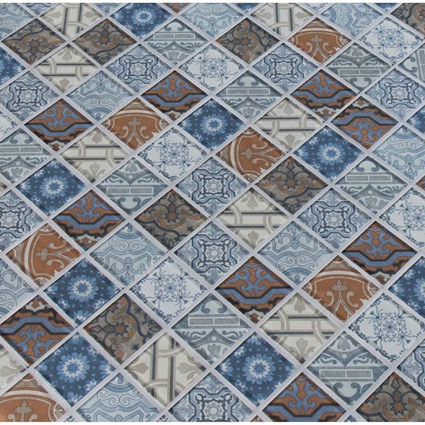 Msi Pasadena SAMPLE Glass Mesh-Mounted Mosaic Tile - ZOR-MD-0474-SAM