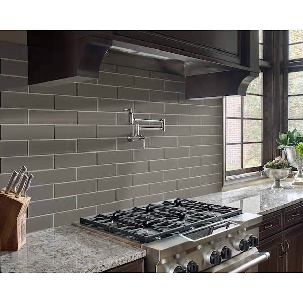 Msi Champagne Bevel Subway SAMPLE Textured Wall Glass Tile - ZOR-MD-T-0112-SAM