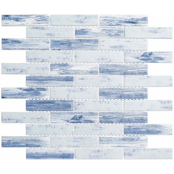 Andova Tiles SAMPLE Urbanite 1 x 4 Glass Mosaic Wall Tile - SAM-ANDPAS512