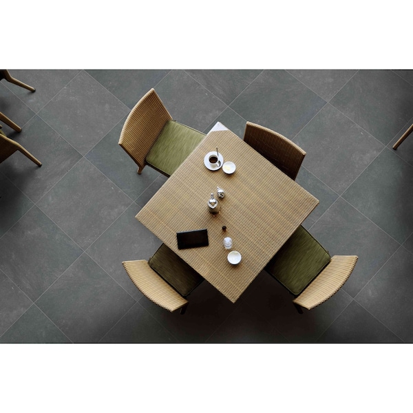 Msi Vulkon Nero 24 in.  X 24 in.  Porcelain Paver Tile, 2PK - ZOR-LSC-0115
