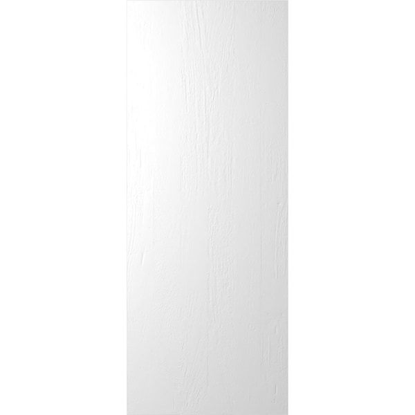 Ekena Millwork Americraft 6-Board Wood 2 Equal Panel Frmd Board-n-Batten Shutters w/Dubl Z-Bar, ARW102BF621X43WHH, PR - ARW102BF621X43WHH