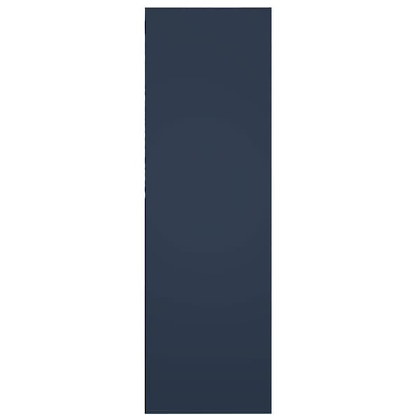 Ekena Millwork True Fit PVC Bungalow Fixed Mount Shutters, Starless Night Blue, 15W x 28H, PR - TFP001BG15X028OB