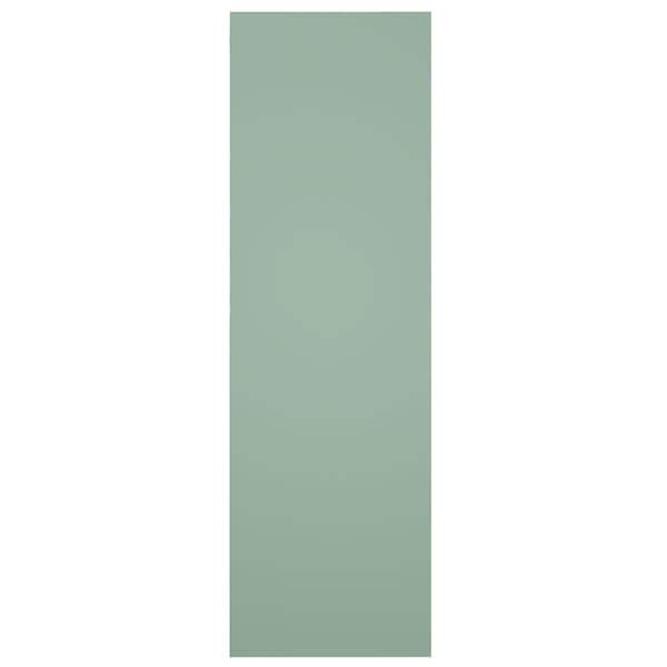 Ekena Millwork 18W x 41H True Fit PVC Diagonal Slat Modern Style Fixed Mount Shutters, Seaglass, PR - TFP001DG18X041SG