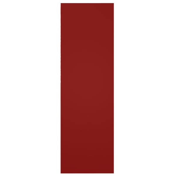 Ekena Millwork True Fit PVC Bungalow Fixed Mount Shutters, Fire Red, 12W x 25H, PR - TFP001BG12X025BR