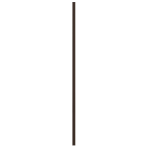 Ekena Millwork True Fit PVC San Miguel Mission Style Fixed Mount Shutters, Raisin Brown, 18W x 48H, PR - TFP001SM18X048TB