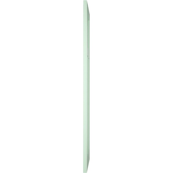 Ekena Millwork True Fit PVC San Antonio Mission Style Fixed Mount Shutters, Seaglass, 12W x 70H, PR - TFP001ST12X070SG