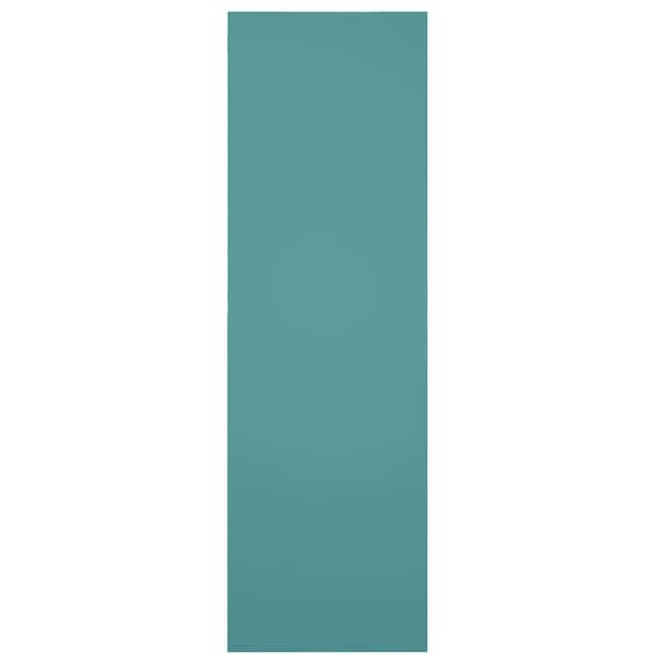 Ekena Millwork True Fit PVC, Two Equal Raised Panel Shutters, Pure Turquoise, 15W x 51H, PR - TFP101RPF15X051PT