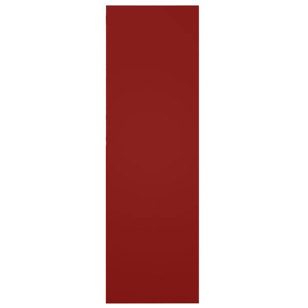 Ekena Millwork True Fit PVC Two Equal Louver Shutters, Fire Red, 12W x 47H, PR - TFP101LVF12X047BR