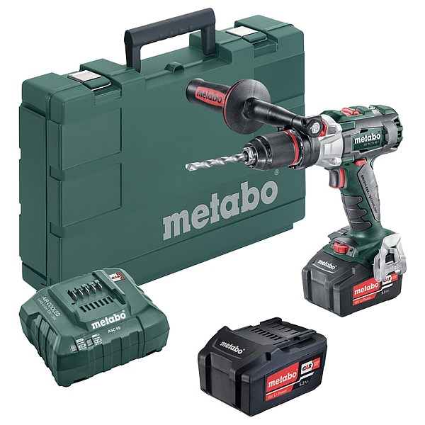 Metabo 18.0 V Hammer Drill, Battery Included, 1/2 in Chuck - SB 18 LTX BL I 5.2Ah