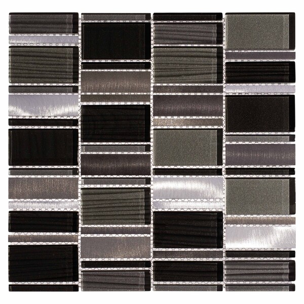 Andova Tiles SAMPLE-Vivika 11 3/4 in. x 11 7/8 in. Glass and Stone Mosaic Wall Tile - SAM-ANDVIV953
