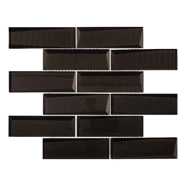 Andova Tiles SAMPLE-Daazen Borealis 2 in. x 6 in. Glass Mosaic Wall Tile - SAM-ANDDAA969