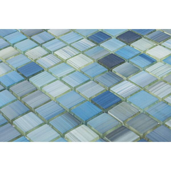 Andova Tiles SAMPLE Beckon 1 x 1 Glass Grid Mosaic Wall Tile - SAM-ANDBEC276
