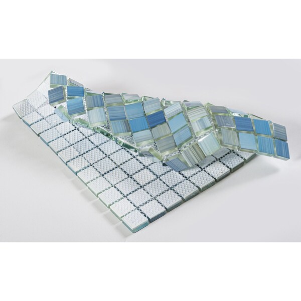 Andova Tiles SAMPLE Beckon 1 x 1 Glass Grid Mosaic Wall Tile - SAM-ANDBEC276