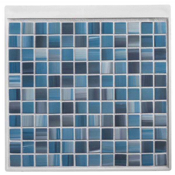 Andova Tiles SAMPLE Beckon 1 x 1 Glass Grid Mosaic Wall Tile - SAM-ANDBEC276