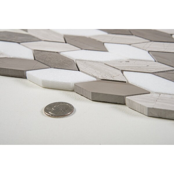 Andova Tiles SAMPLE Beckon 1 x 1 Glass Grid Mosaic Wall Tile - SAM-ANDBEC276