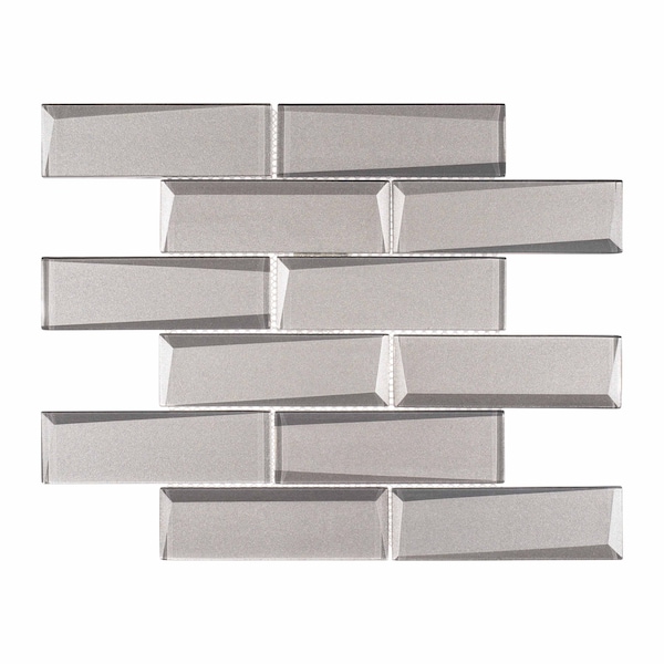 Andova Tiles SAMPLE-Daazen Borealis 2 in. x 6 in. Glass Mosaic Wall Tile - SAM-ANDDAA968
