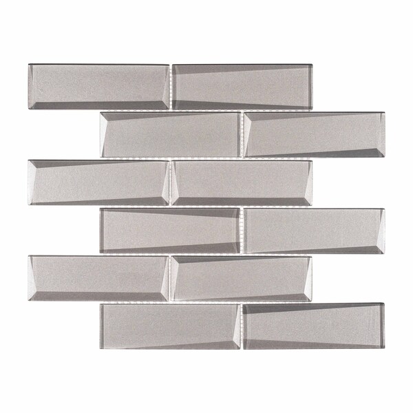 Andova Tiles SAMPLE-Daazen Borealis 2 in. x 6 in. Glass Mosaic Wall Tile - SAM-ANDDAA968